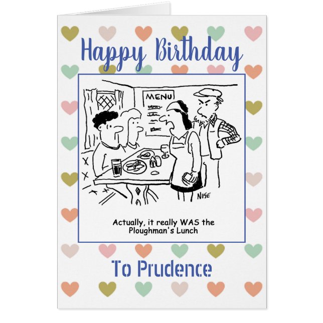 Happy Birthday Pub Food Lover (Devant)