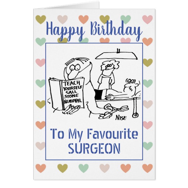 Happy Birthday Surgeon (Devant)