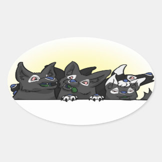 Happy Blitz Pups Sticker