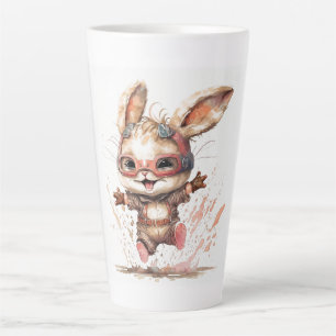Happy Bunny Latte Mug