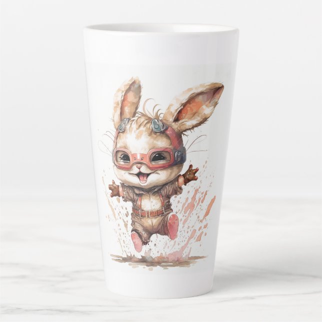Happy Bunny Latte Mug (Devant)