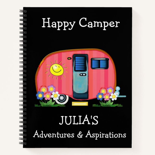 Happy Camper Adventures and Aspirations Journal (Devant)