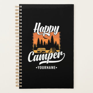 Happy Camper Camping Randonnée Voyage Caravan Life