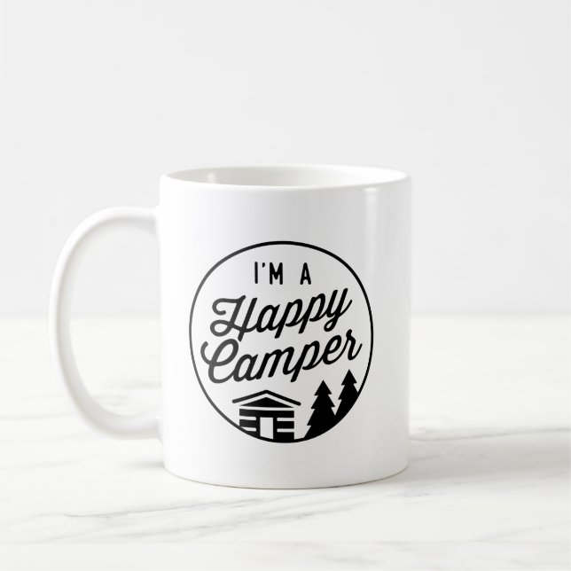 Happy Camper Coffee Mug (Gauche)