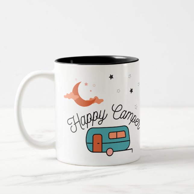 Happy Camper Coffee Mug (Gauche)