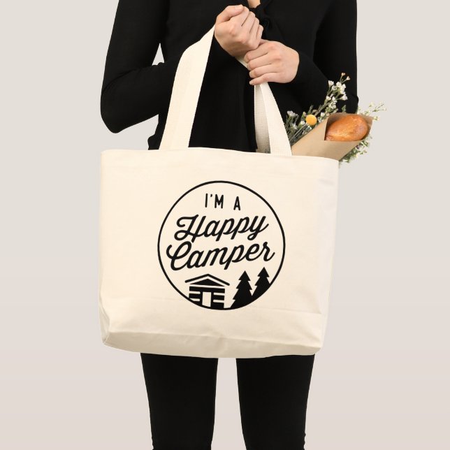 Happy Camper Grand Sac fourre-tout (Devant (produit))