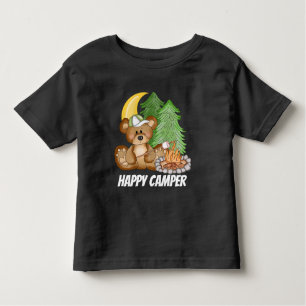 Happy camper ours enfants unisex t-shirt enfant en