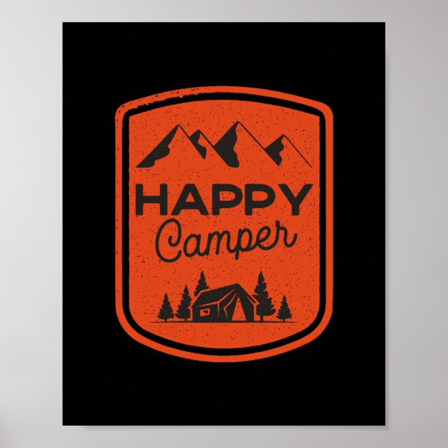 Happy Camper Poster (Devant)