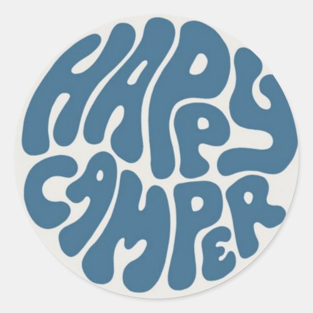 Happy Camper Sticker (Devant)