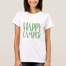 Happy Camper t-shirt en rouge buffle plaid