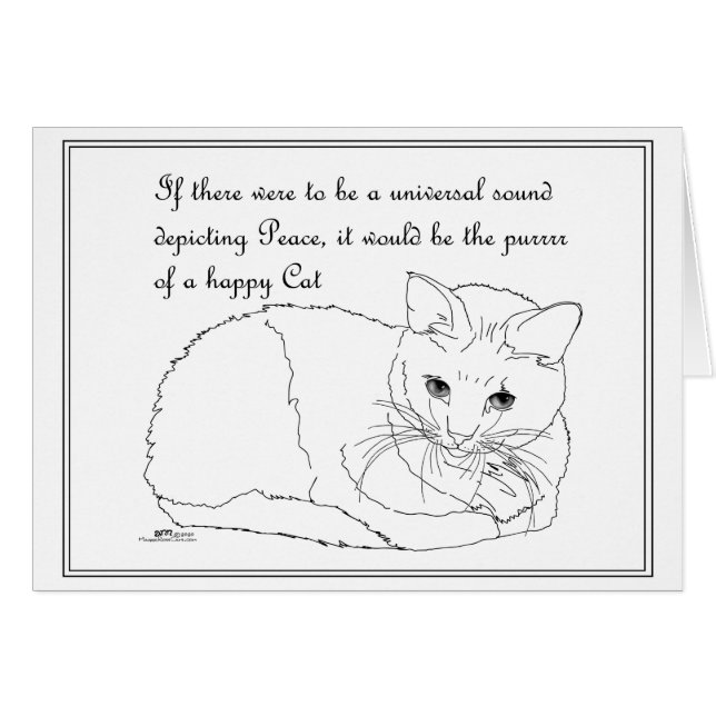 Happy Cat Purrr (Devant horizontal)