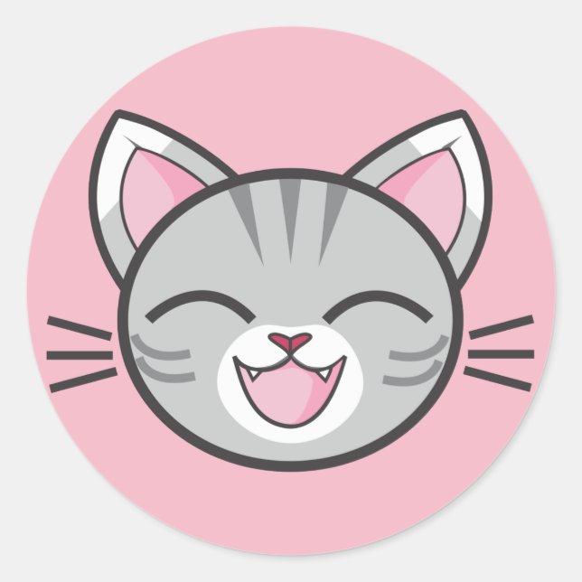 Happy cat stickers (Devant)