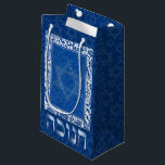 Happy Chanukah - Star Of David - Sac Cadeau<br><div class="desc">Un simple sac cadeau "Happy Chanukah" bleu et blanc avec Star Of David.</div>