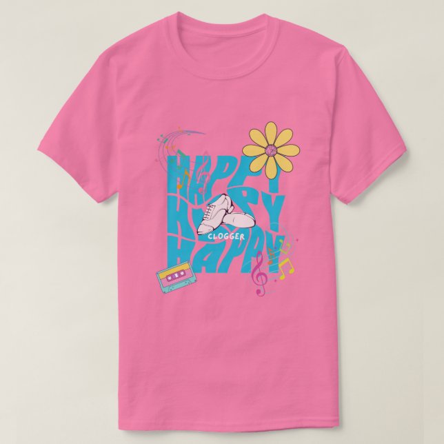 Happy Clogger T-Shirt (Design devant)