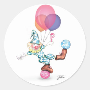 Happy Clown Sticker