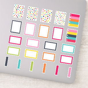 Happy Colors   Autocollants pour Planificateur en 