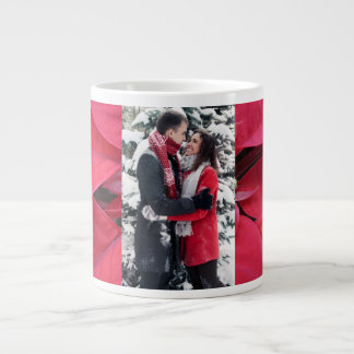 Happy Couple Jumbo Poinsettia Mug