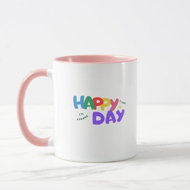  "Happy Day" Mug gift for Kids  (Gauche)