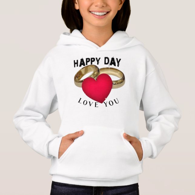 Happy Day Typographie Art pour l'impression person (Devant)