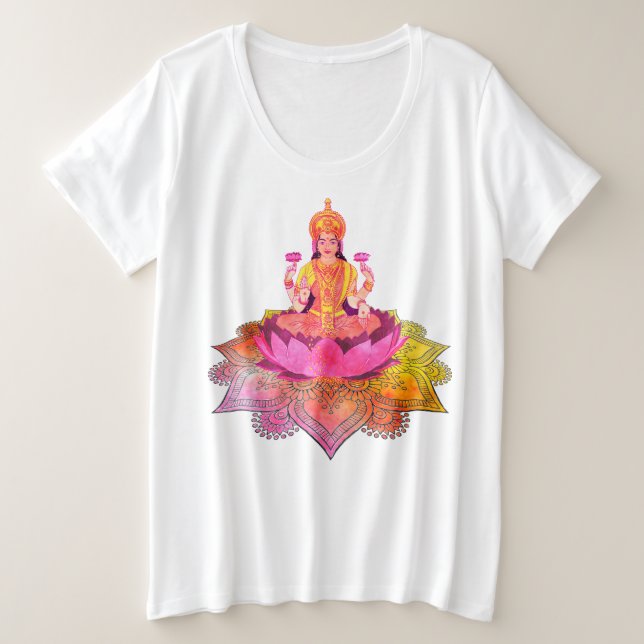 Happy Diwali - Deepalavi Lakshmi Goddess 4 (Design devant)
