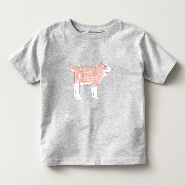 Happy Dog Toddler T-Shirt (Devant)