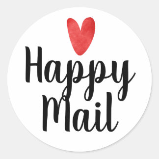 Happy e-mail autour des autocollants d'affaires