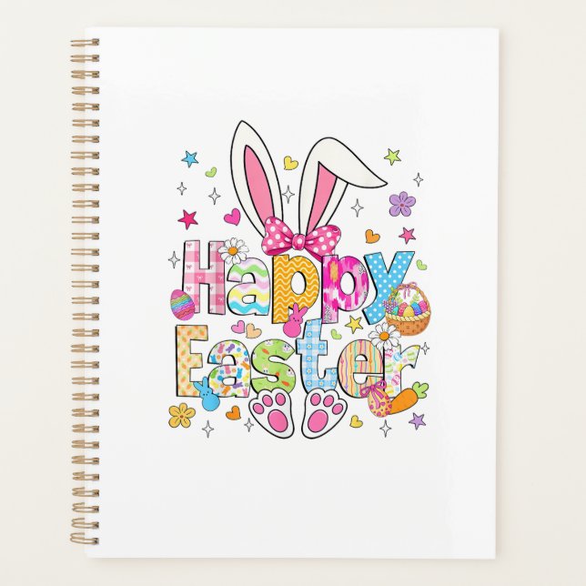 Happy Easter 2026 Cute Bunny Rabbit Easter Day Wom (Devant)