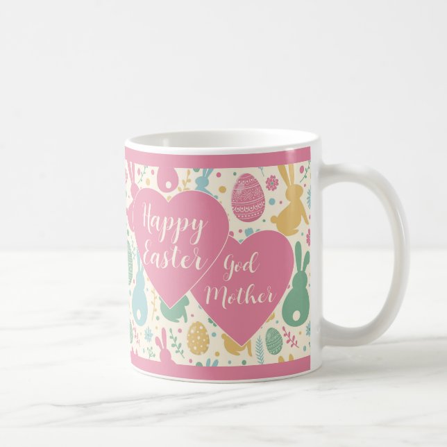 Happy Easter Godmother bunny Mug (Droite)