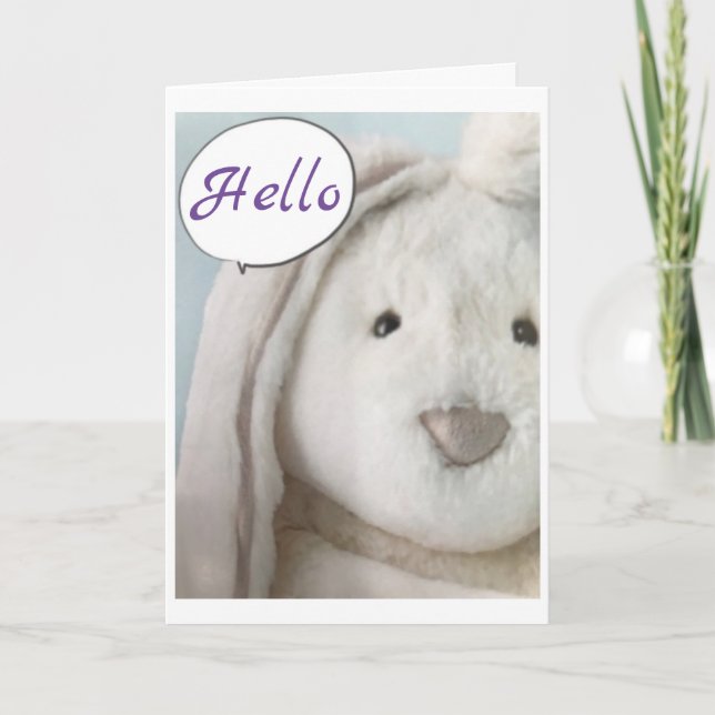 ***HAPPY EASTER*** LA CARTE DE PÂQUES DE BUNNY (Devant)