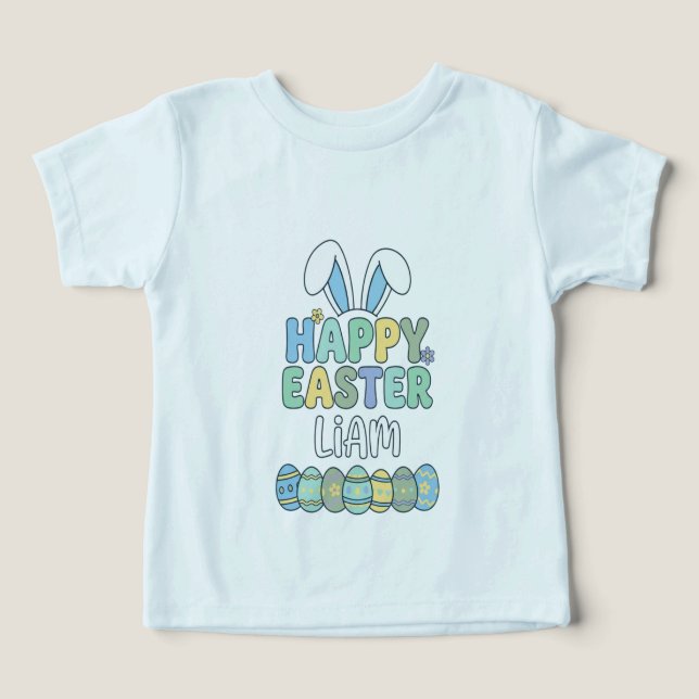 Happy Easter Liam Toddler T-Shirt (Design Recto)