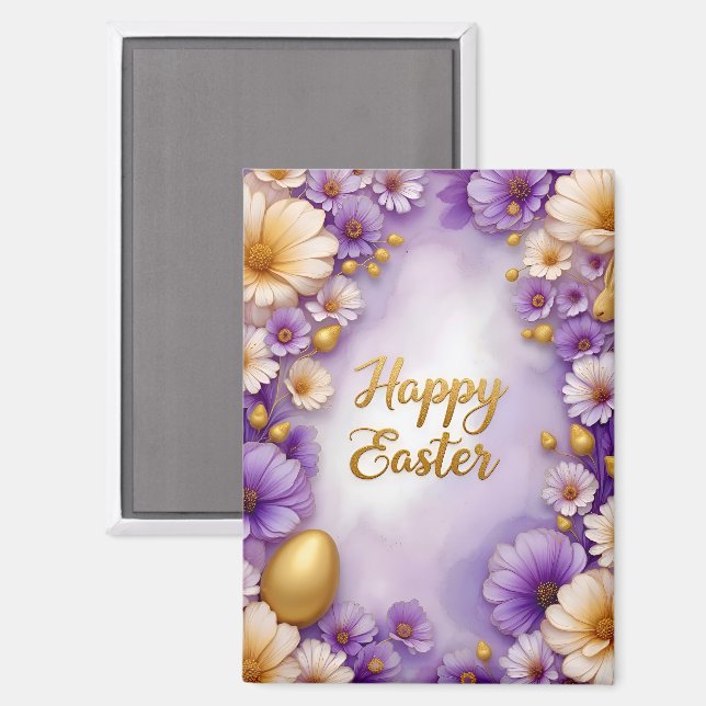 ~ HAPPY EASTER ~  Magnet (Recto/Verso)