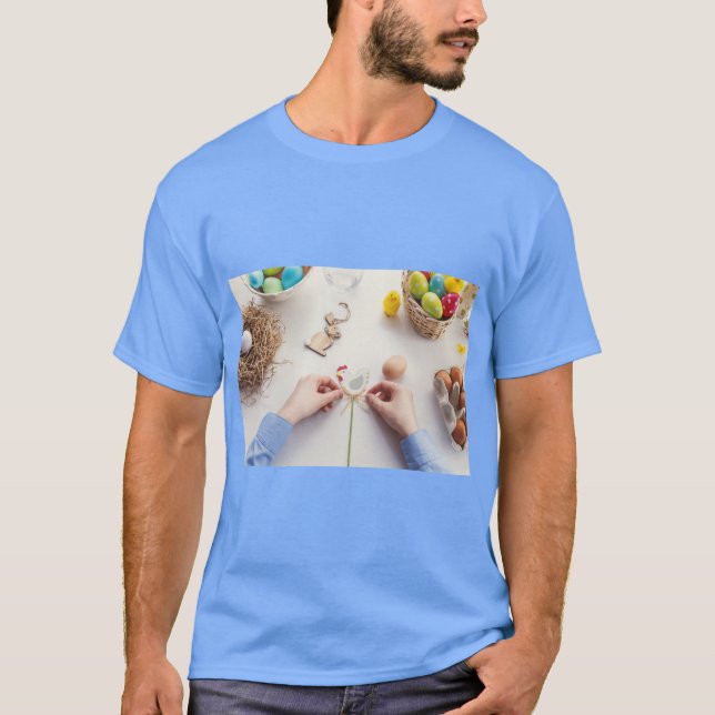 Happy Easter T-Shirt – Festive, Bright & Joyful (Devant)