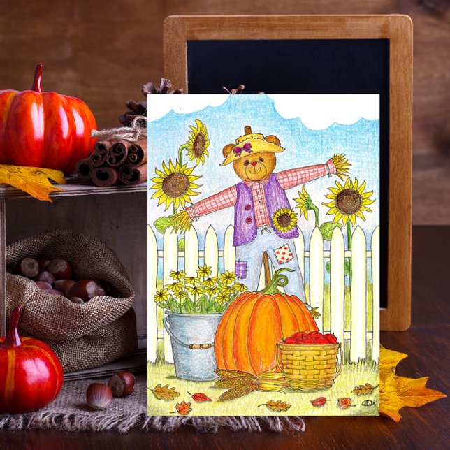 Happy Fall Y'All Card de Harvest Bear (Créateur téléchargé)