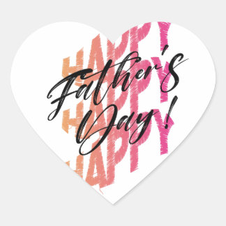Happy fête des pères autocollant
