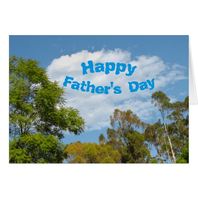 "Happy Fête des pères" personnalisable (Devant horizontal)