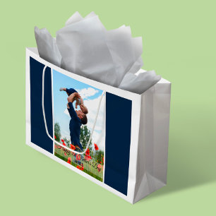 Happy First Père’s Day Photo personnalisée Sac cad