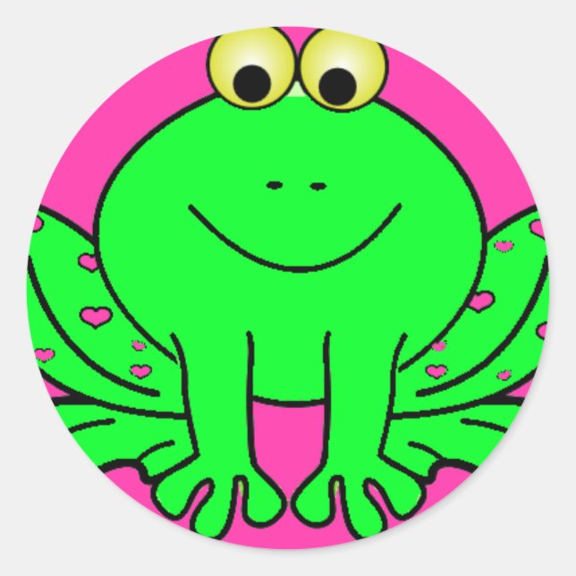 Happy Frog Sticker (Devant)
