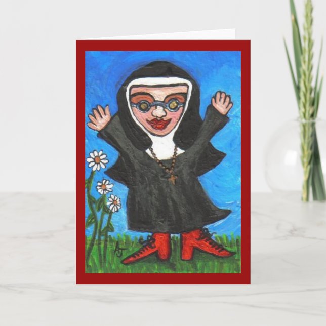 Happy Funky Preachin' Nun - carte (Devant)