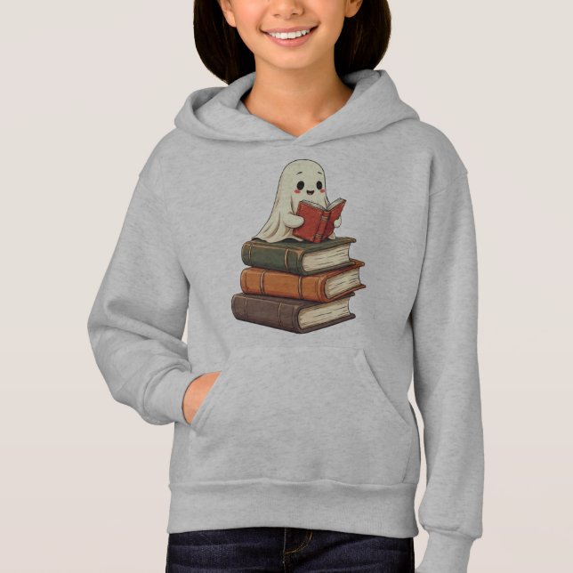 Happy Ghost Reader - Funny Bookworm (Devant)