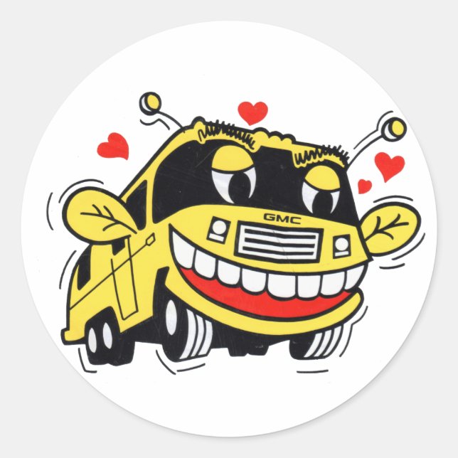 Happy GMC Sticker (Devant)