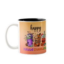 Happy HalloThanksMas café Mug