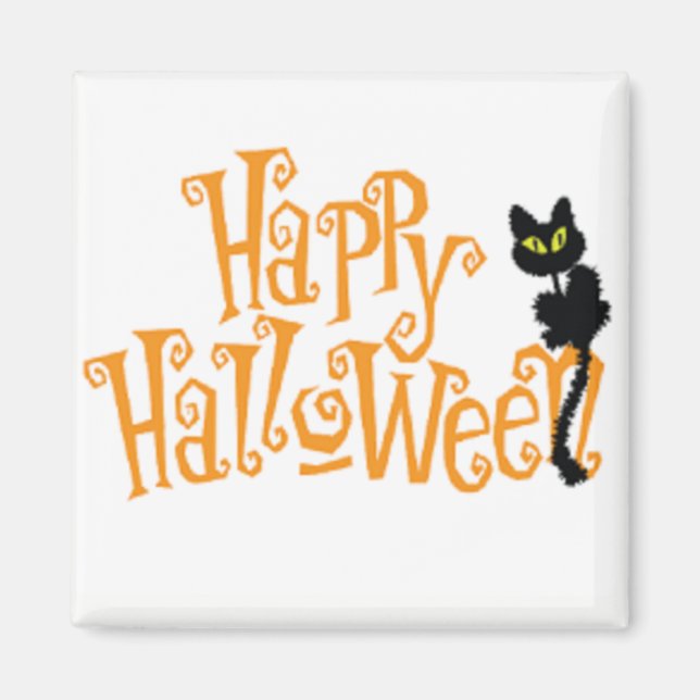Happy Halloween 2" aimant réfrigérateur (Devant)