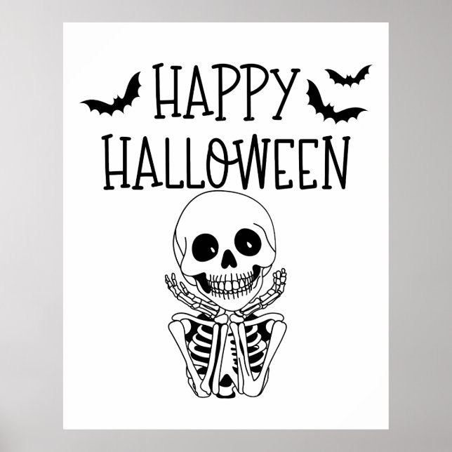Happy Halloween Affiche (Devant)