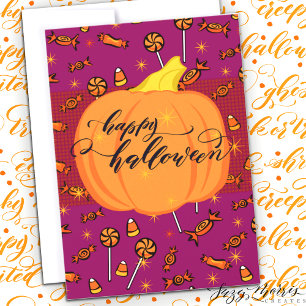 Happy Halloween Appartement 5 x 7 Bonbons et Carte