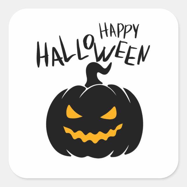 Happy Halloween Autocollant (Devant)
