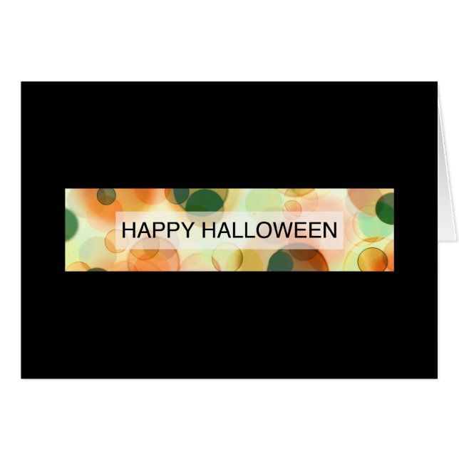 happy halloween (bokeh) (Devant horizontal)