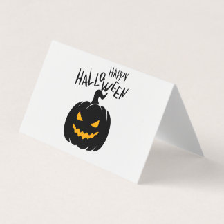 Happy Halloween Carte de visite pliée