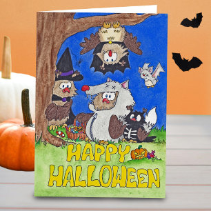 HAPPY HALLOWEEN Carte de voeux par Nicole Janes