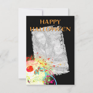happy halloween carte photo : crâne hi-fi