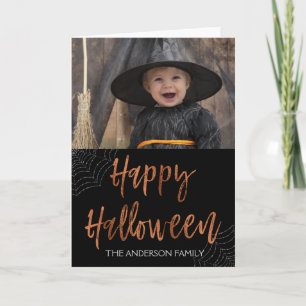 Happy Halloween Carte photo moderne Halloween